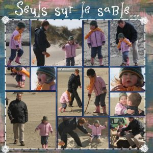 Seuls sur le sable