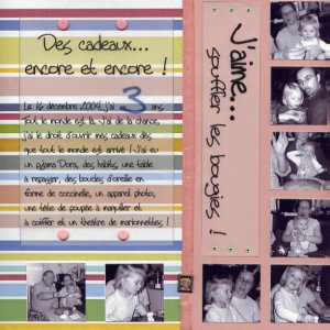 Album de Lou-Ann - Ses 3 ans