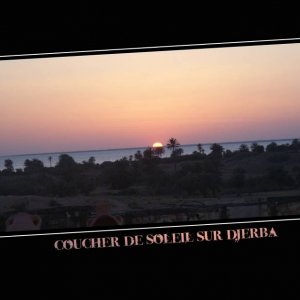 coucher de soleil sur Djerba