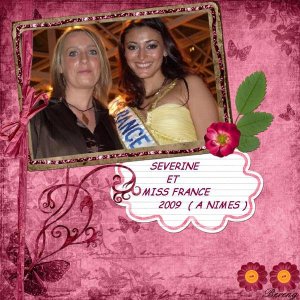 SEVERINE ET MISS FRANCE 2009