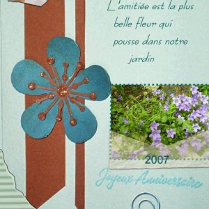 Carte d'anniversaire