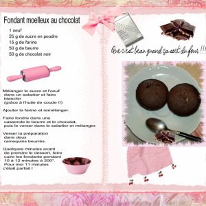 Fondant au chocolat