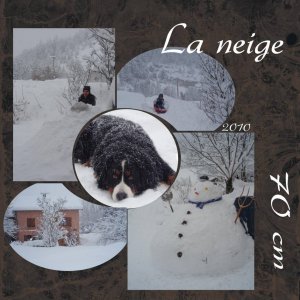 la neige