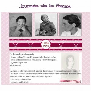 Journée de la femme