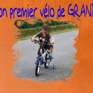 son 1er grand vélo comme il le dit