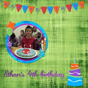 Ethan's 4th Birthday
