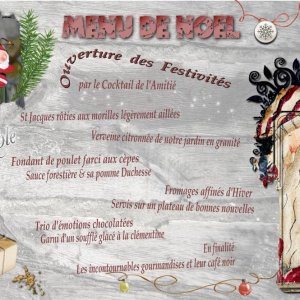 MENU NOEL 2010 CONCOURS