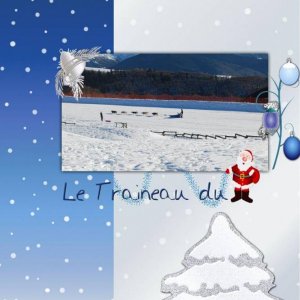 le traineau du Pere Noel