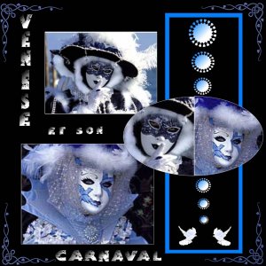 masques du carnaval de Venise