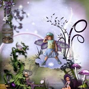 kit the tinkles of fairies collab Kittyscrap mellye creations