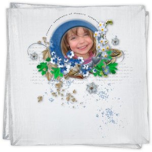 kit au jardin des fleurs bleues de pliscrap