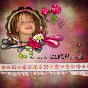 kit crazy pink de florjuscrap