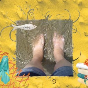 Les pieds dans l'eau!..........