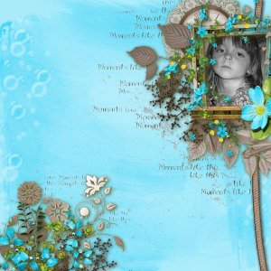 kit dreaming in blue de pliscrap WA Delph