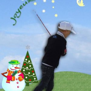 Joyeuses fêtes à mon petit golfeur