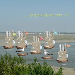 Pâtés sur l'eau