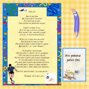 un poeme de maman pour mes 15ans