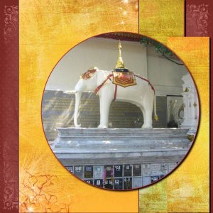 L'éléphant blanc du Wat Doi Suthep