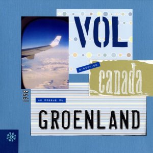 vol au-dessus du Groenland