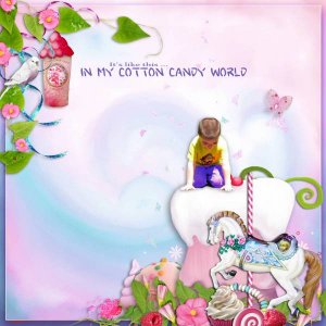 It's a cotton candy world