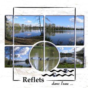 Reflets dans l'eau