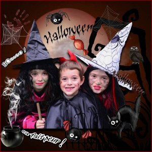 Halloween et mes 3 petits diables