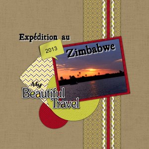 Page d'album Zimbabwe