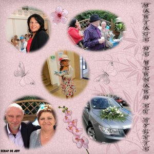 Mariage de Bernard et Sylvie.