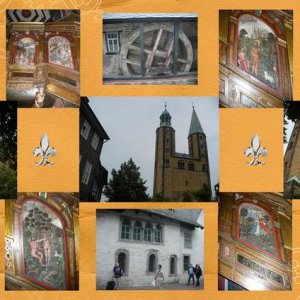 autour de l'église de Goslar