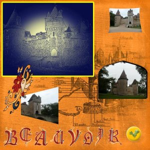 château de Beauvoir, près de Jaligny ; on ne visite pas