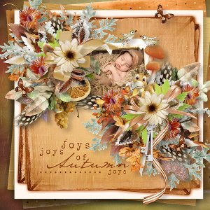 When Fall Meets Winter by Scrap'Angie and Ilonka's Scrapbook Designs