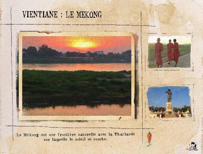 03 - Laos Vientiane - Le Mékong