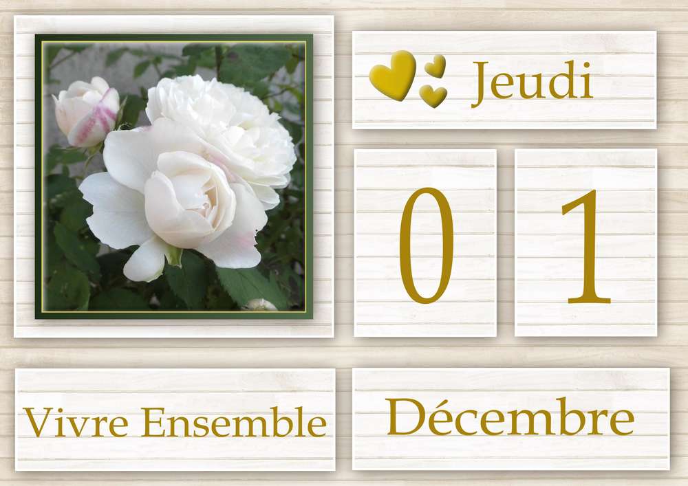 1-CALENDRIER DE L'AVENT - 1ER DECEMBRE