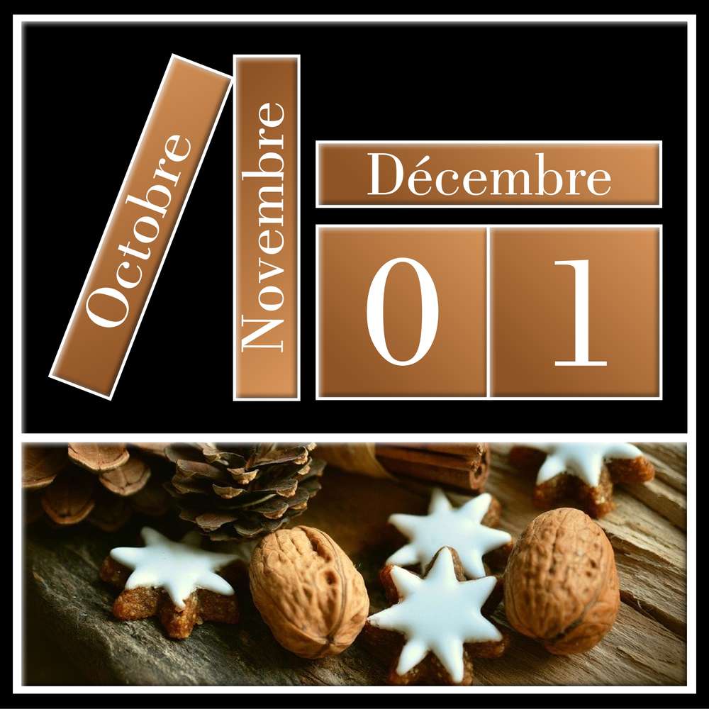 1-CALENDRIER DE L'AVENT - 1ER DECEMBRE