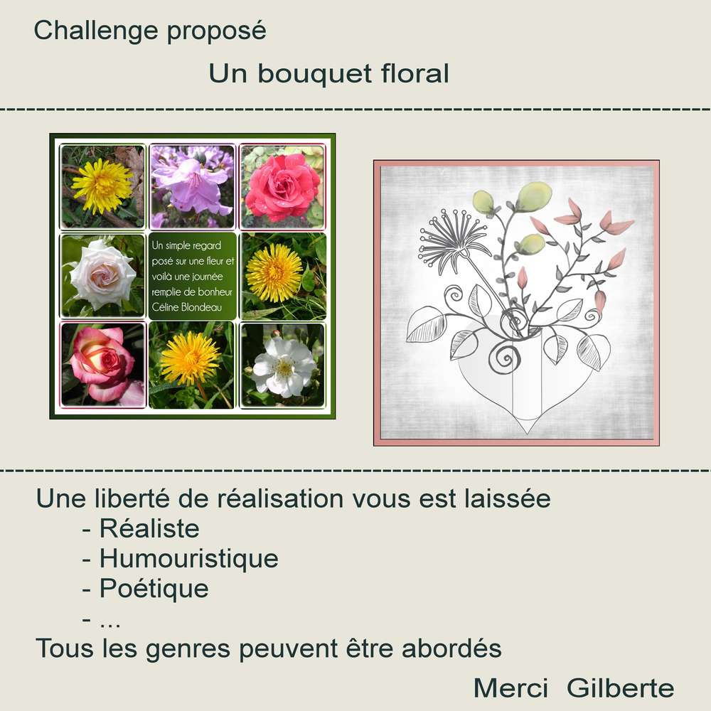 1-CHALLENGE - BOUQUET FLORAL