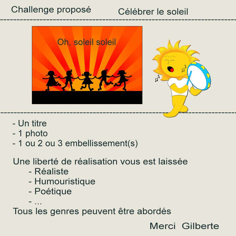 1-CHALLENGE - CELEBRER LE SOLEIL