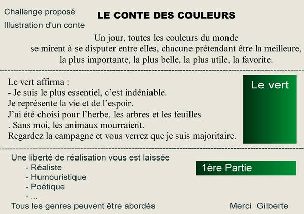 1-CHALLENGE - ILLUSTRATION D'UN CONTE - 1ERE PARTIE