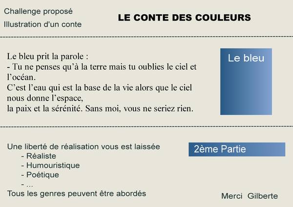 1-CHALLENGE - ILLUSTRATION D'UN CONTE - 2EME PARTIE