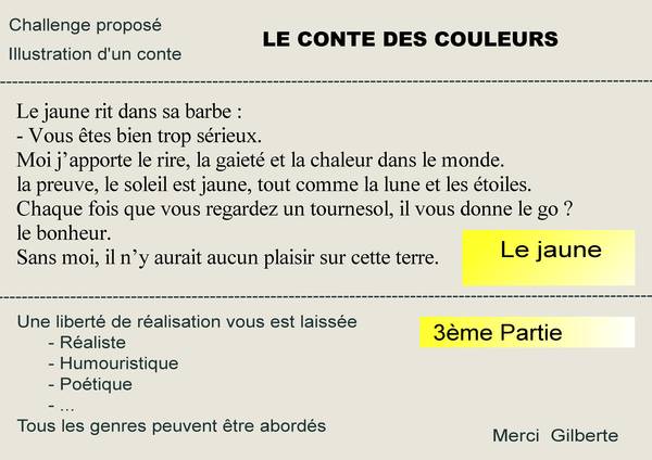 1-CHALLENGE - ILLUSTRATION D'UN CONTE - 3EME PARTIE