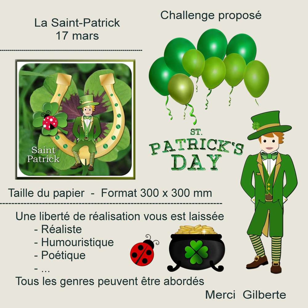 1-CHALLENGE - LA SAINT-PATRICK