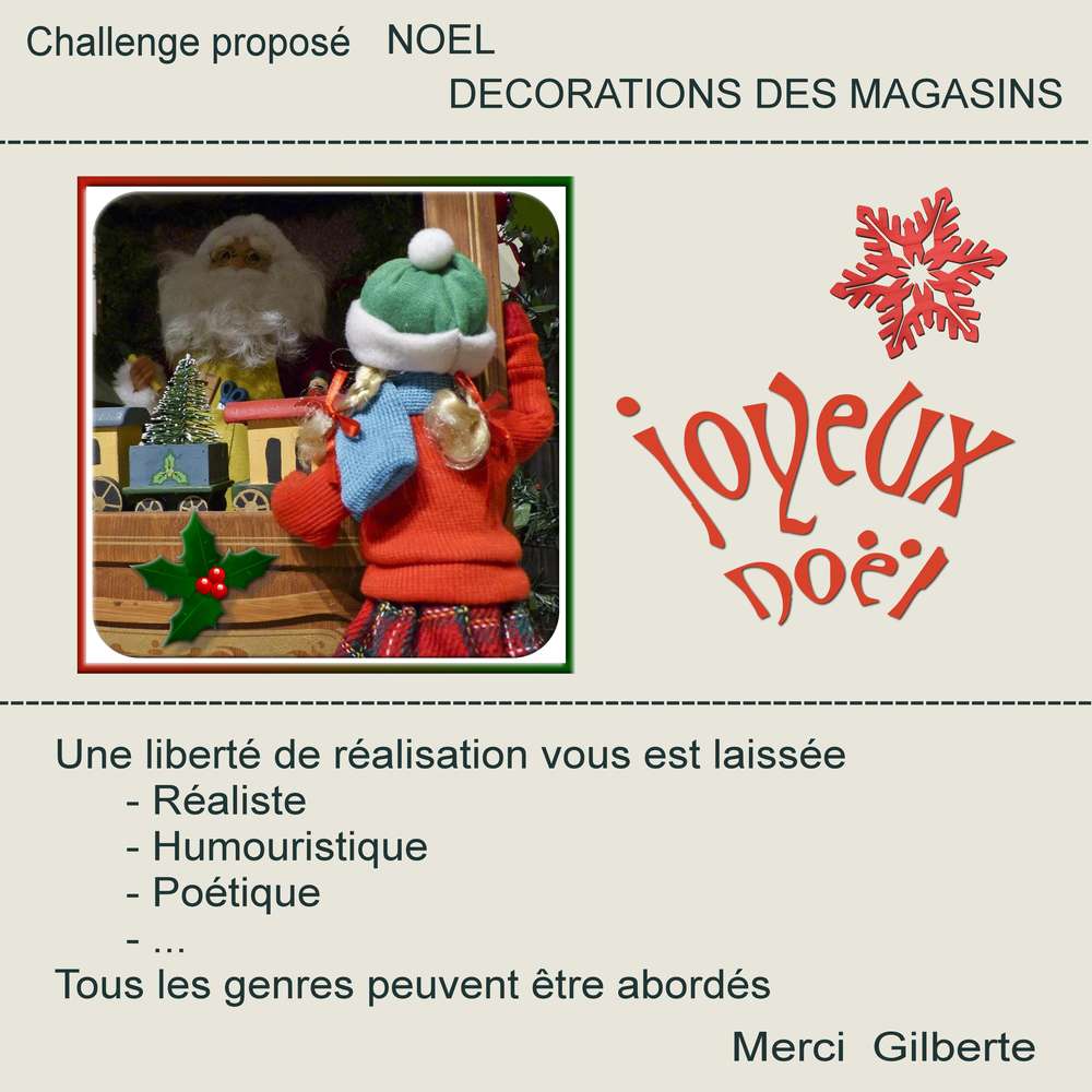 1-CHALLENGE - NOEL-DECORATIONS DES MAGASINS