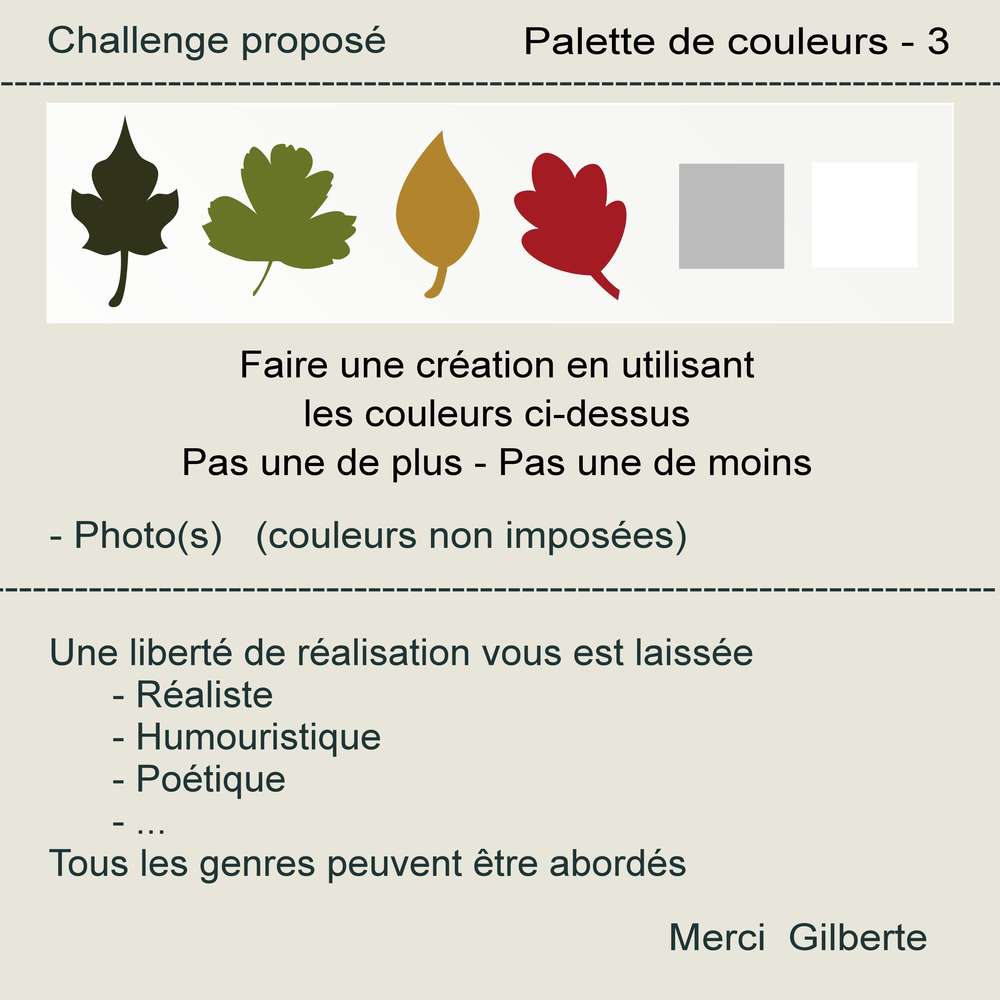 1-CHALLENGE - PALETTE DE COULEURS