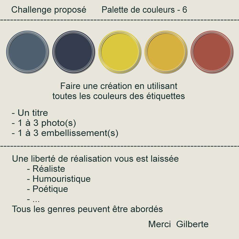 1-CHALLENGE - PALETTE DE COULEURS