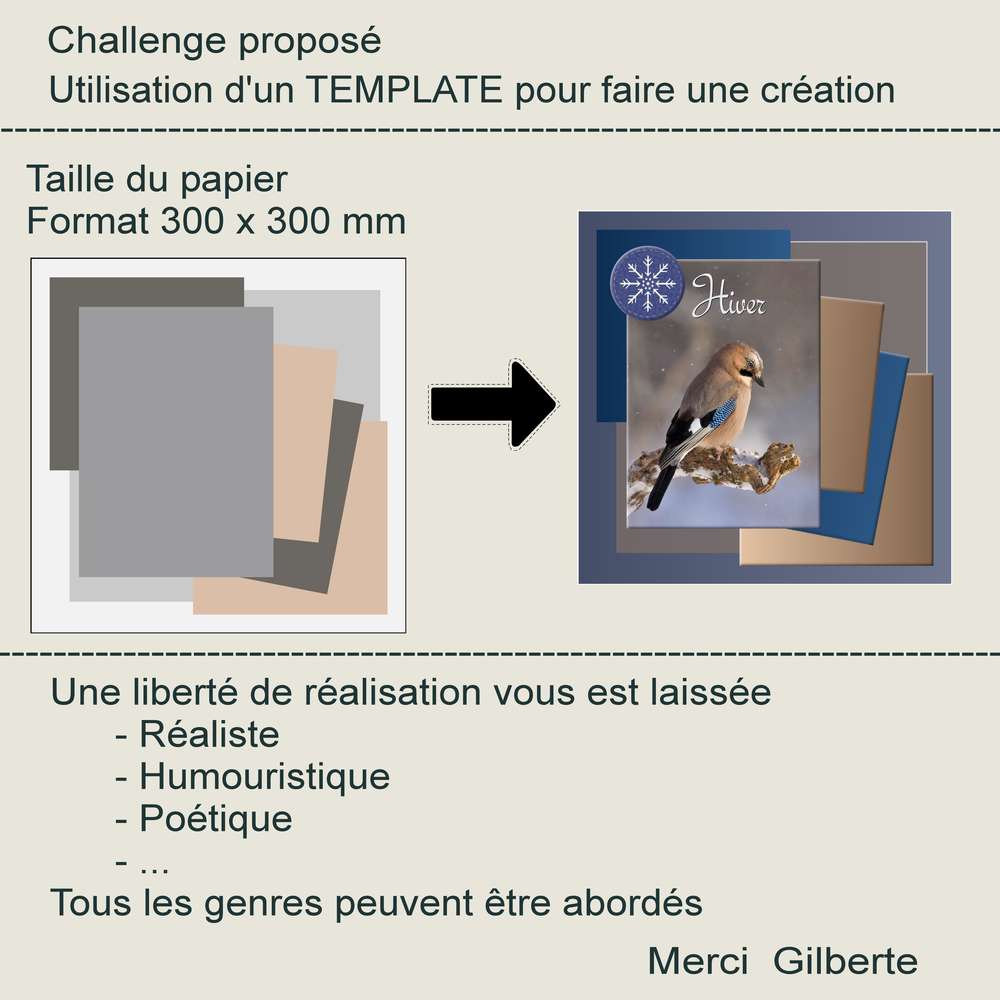 1-CHALLENGE - UTILISATION D'UN TEMPLATE POUR FAIRE UNE CREATION