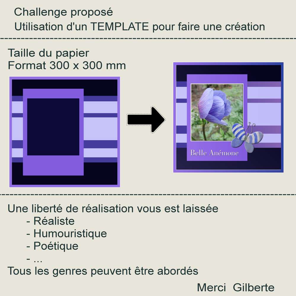 1-CHALLENGE - UTILISATION D'UN TEMPLATE POUR FAIRE UNE CREATION