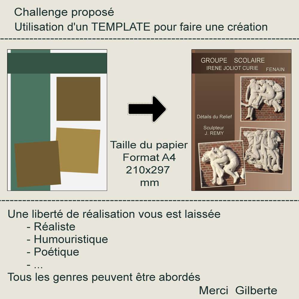 1-CHALLENGE - UTILISATION D'UN TEMPLATE POUR FAIRE UNE CREATION