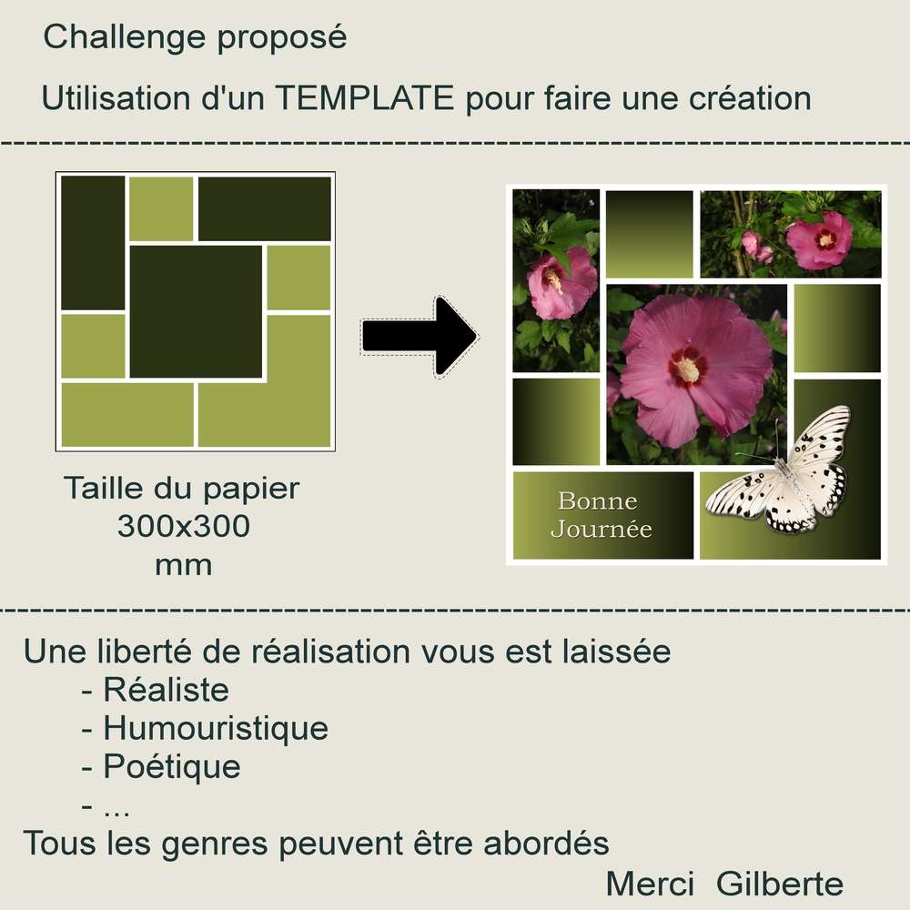 1-CHALLENGE UTILISATION D'UN TEMPLATE POUR FAIRE UNE CREATION