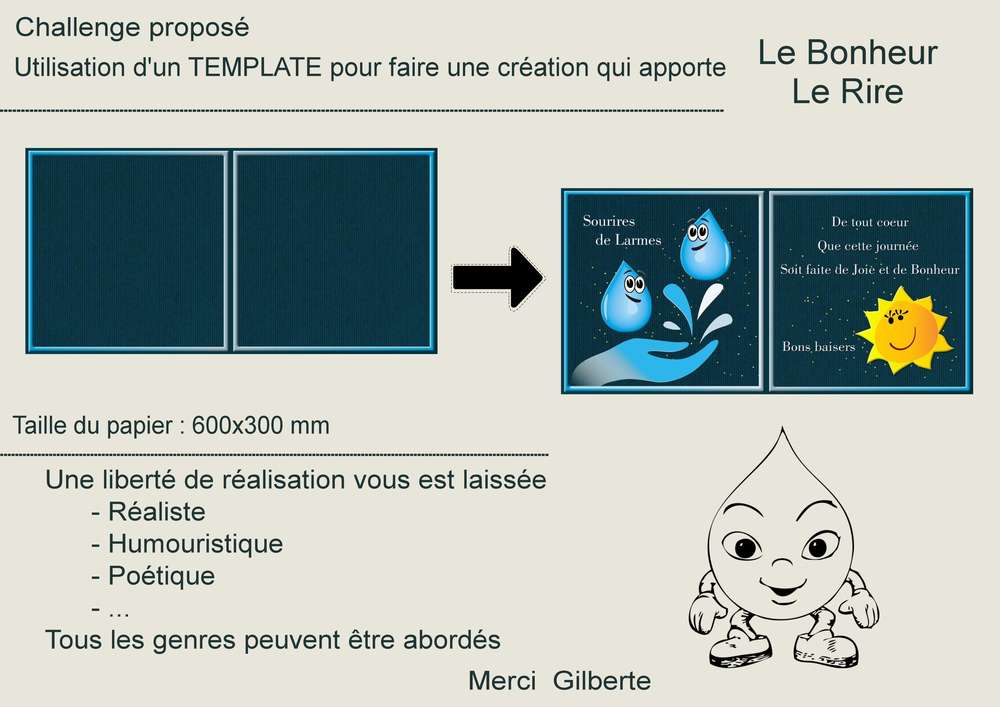 1-CHALLENGE  -  UTILISATION D'UN TEMPLATE POUR FAIRE UNE CREATION