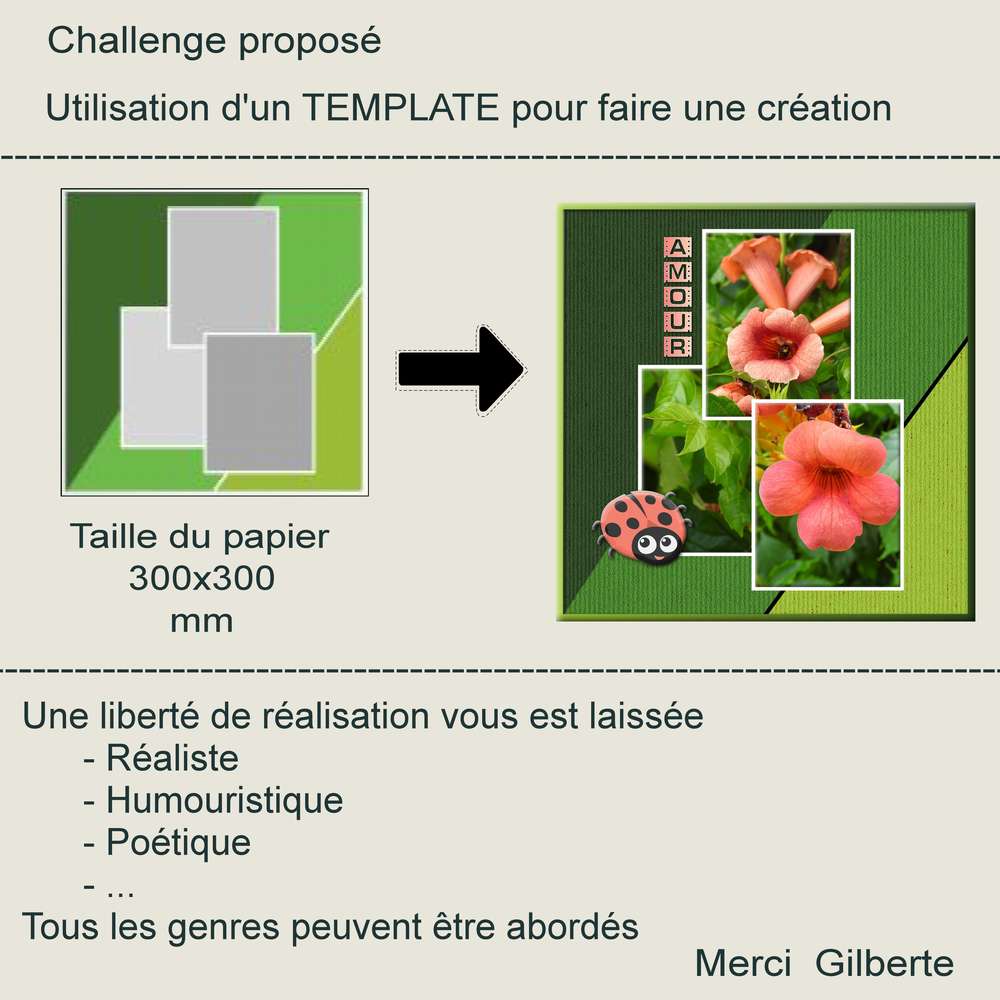 1-CHALLENGE UTILISATION D'UN TEMPLATE POUR FAIRE UNE CREATION