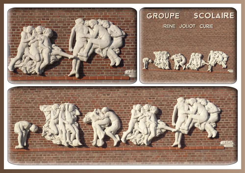 1-RELIEF DU SCULPTEUR J. REMY